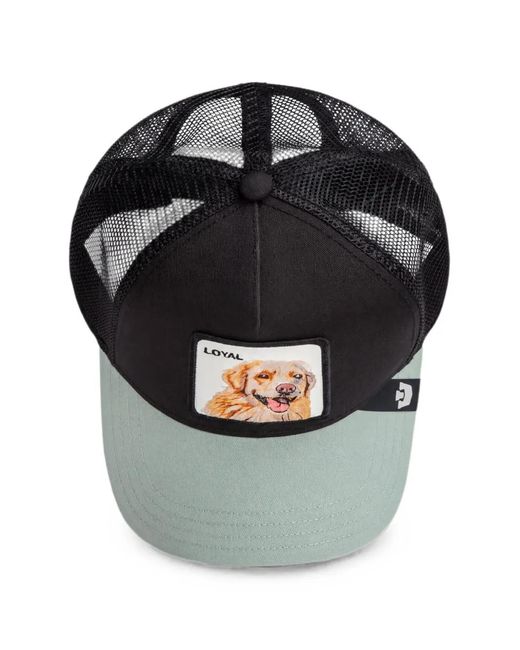 Goorin Bros Black The Loyal Dog Animal-Patch Baseball Cap for men