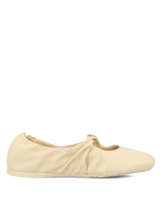Loewe Natural Pebble Leather Ballets