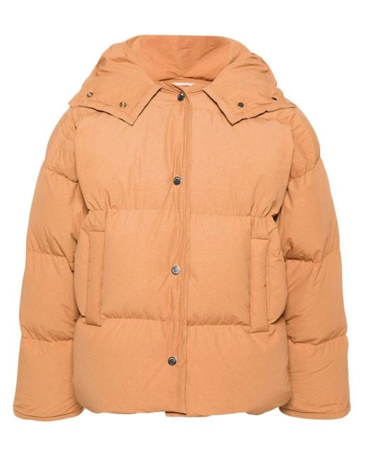 Nanushka Orange Jolyn Puffer Jacket