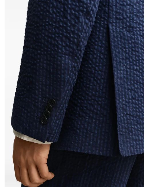Gant Blue Double-Breasted Blazer for men