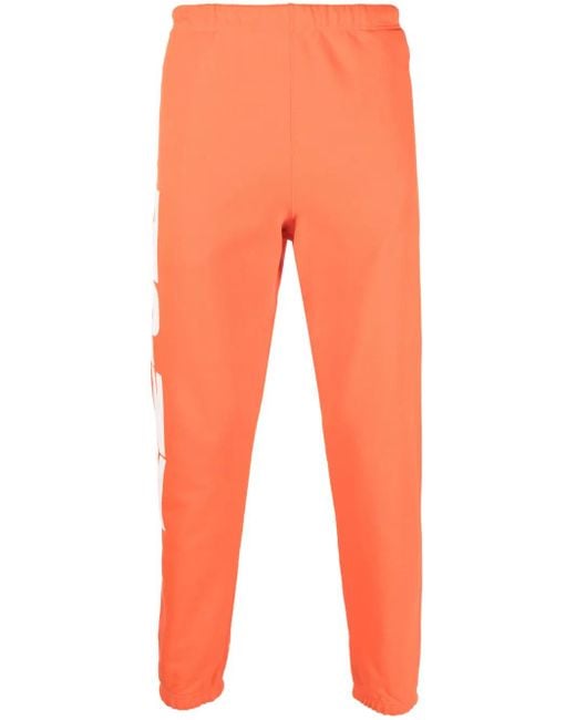 Heron Preston Orange Pantalon De Jogging Fuselé À Imprimé Hpny for men