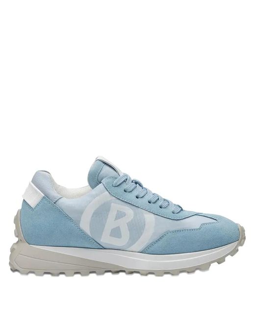 Bogner Blue Logo Low-Top Sneakers