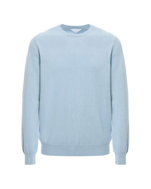 Malo Blue Sandro Cashmere Sweater for men