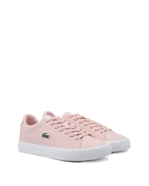 Lacoste Pink Lerond Set Leather Sneakers