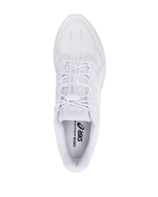 Comme des Garçons White X Asics Gel-Terrain panelled sneakers