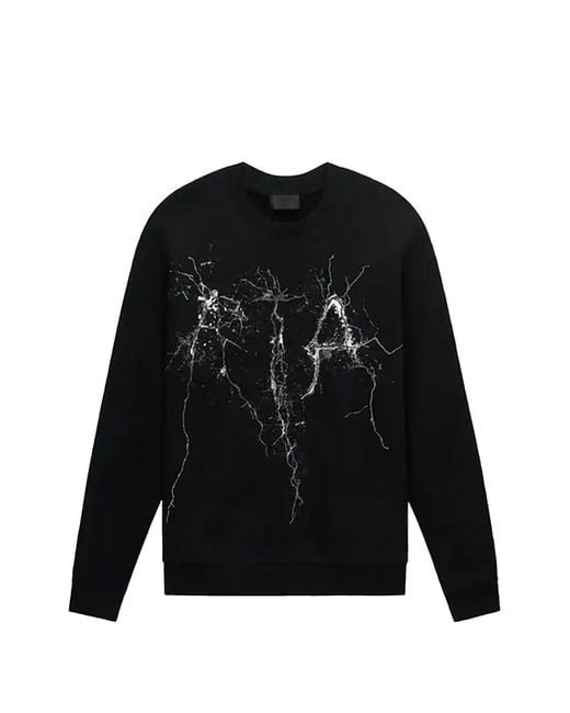 RTA Black Charles Logo-Print Sweatshirt for men