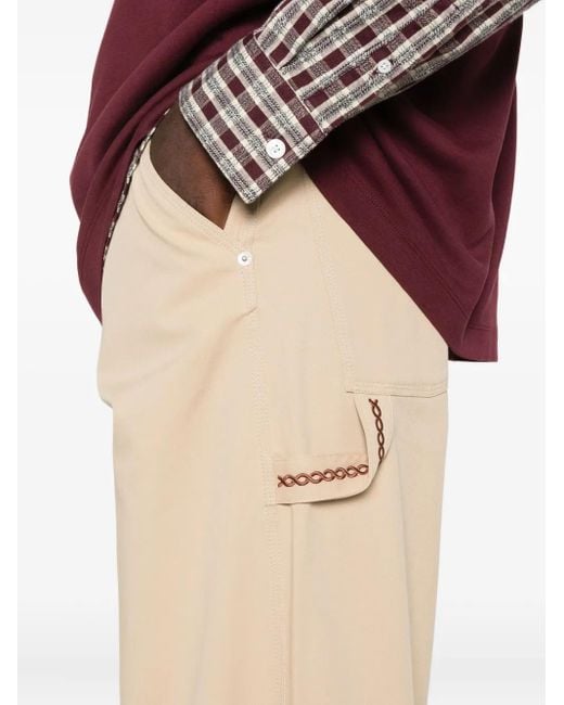 Drole de Monsieur Natural Straight-Leg Trousers for men