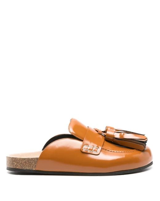 J.W. Anderson Brown Mules Mit Quasten