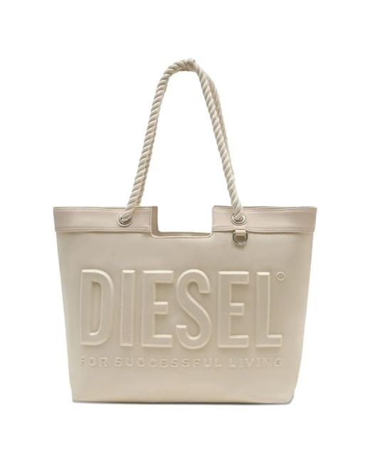 DIESEL Natural Dsl 3D Shopper Ew