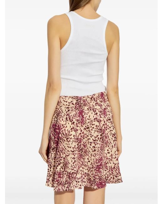 Canotta Thea Con Logo Ricamato di Isabel Marant in White