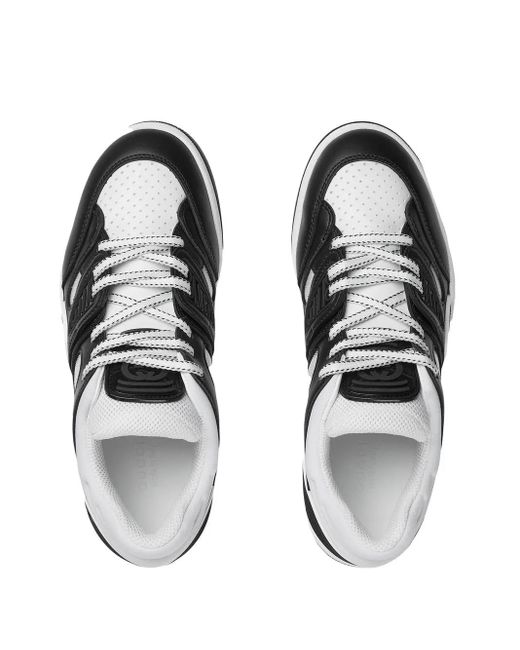 Gucci White And Low Top Sneakers For