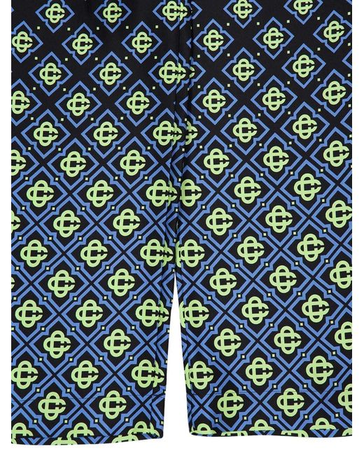 Casablanca Black Monogram Palazzo Pants