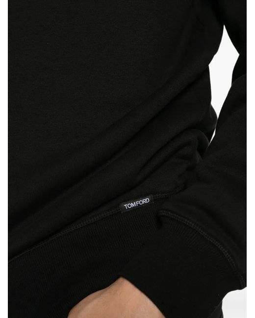 Tom Ford Black Raglan-Sleeve Sweatshirt for men