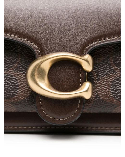 COACH Gray Tabby Flap Shoulder Bag