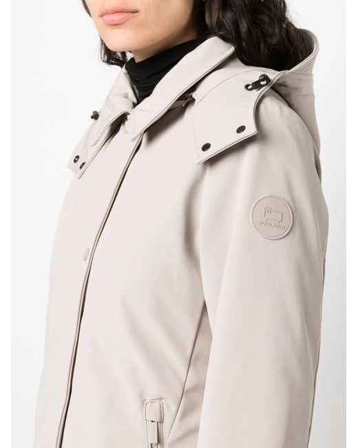 Woolrich Natural Firth Hooded Parka Coat