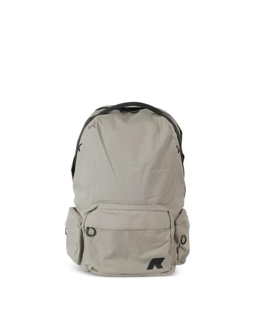 K-Way Gray Sac À Dos Anais À Poches Multiples for men
