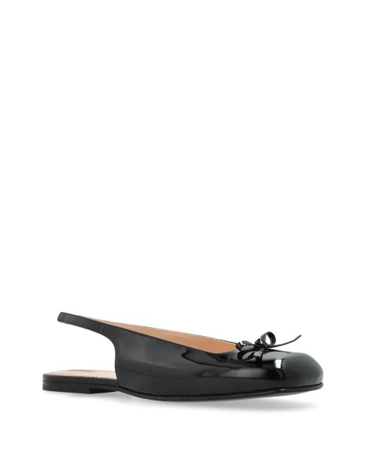 NODALETO Black Bulla Node Sb Ballet Flats