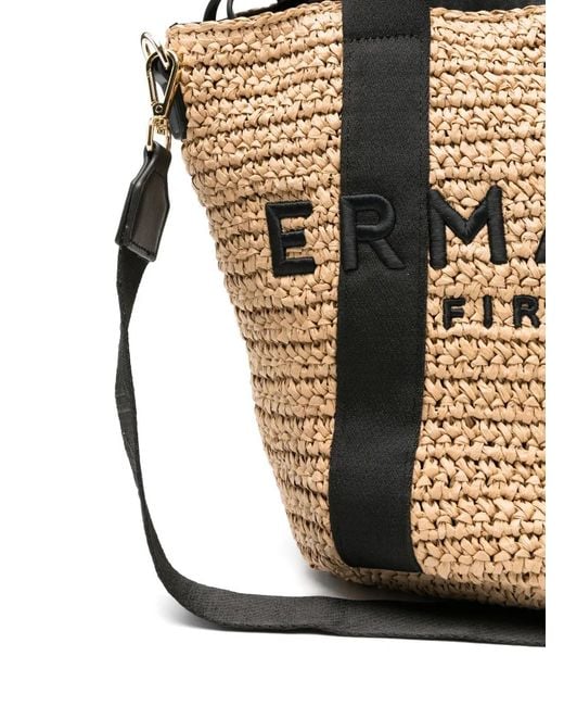ERMANNO FIRENZE Black Ashley Small Tote Bag