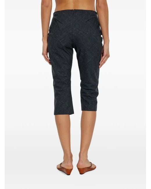Christopher Esber Black Banyan Capri Trousers