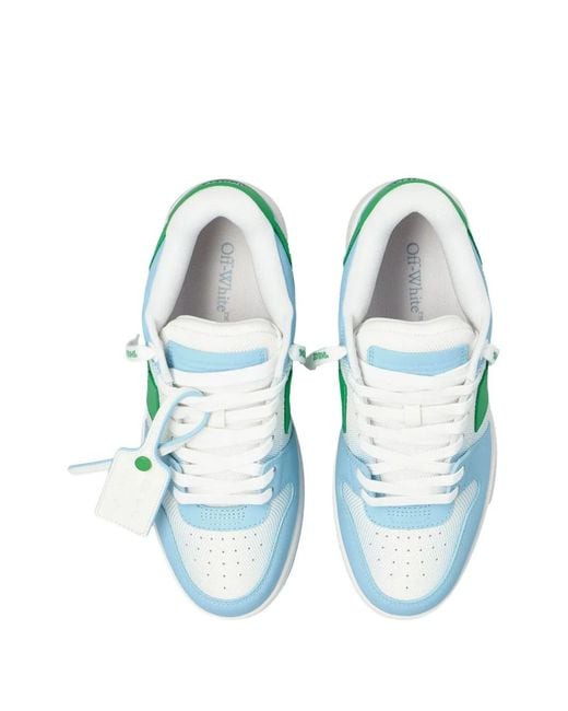 Off-White c/o Virgil Abloh Green Out Of Office Arrow-Motif Sneakers
