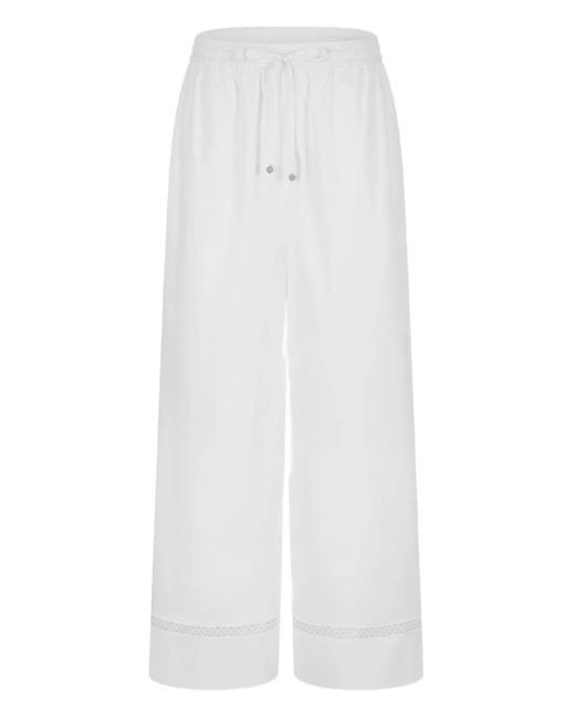 Shanghai Tang Straight Broek in het White