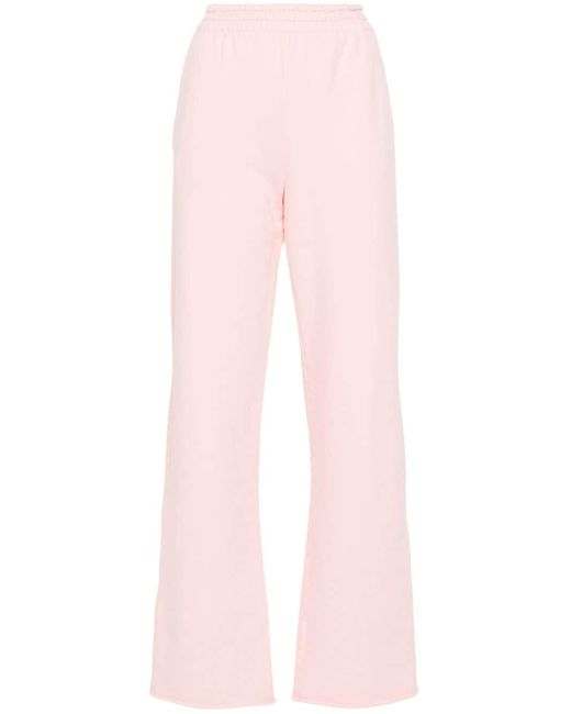 Pantalones de chándal con logo Acne de color Pink