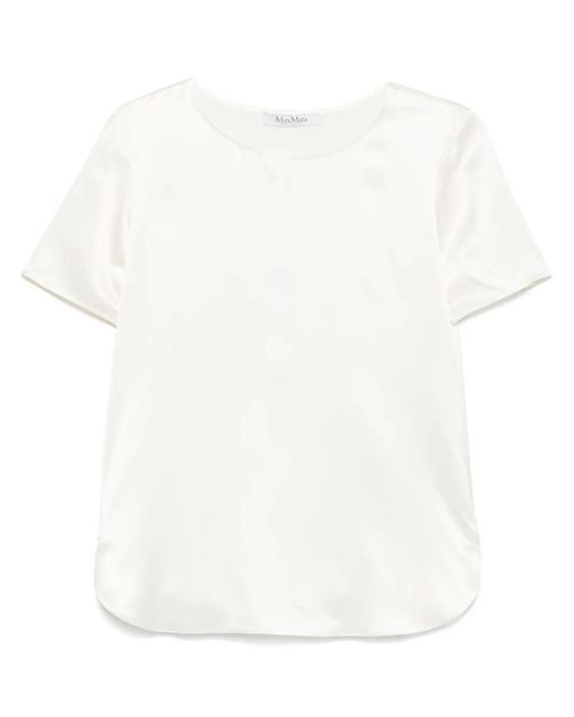 Max Mara White Dida Bluse