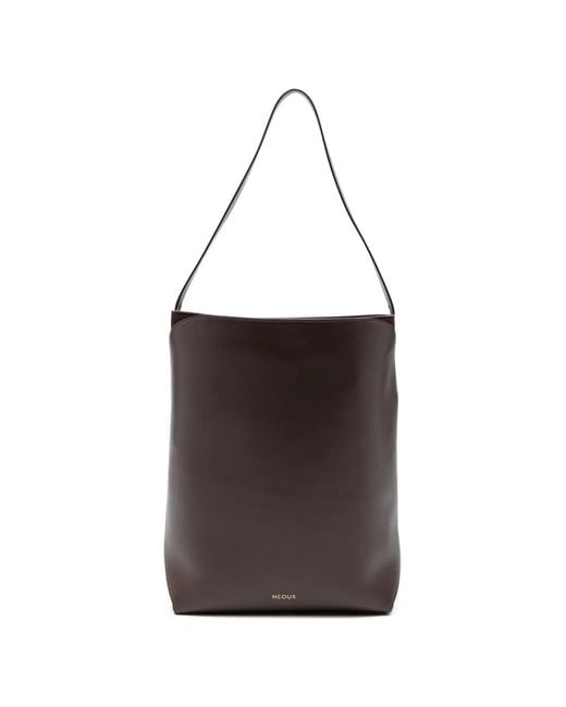 Neous White Thea Panelled Shoulder Bag