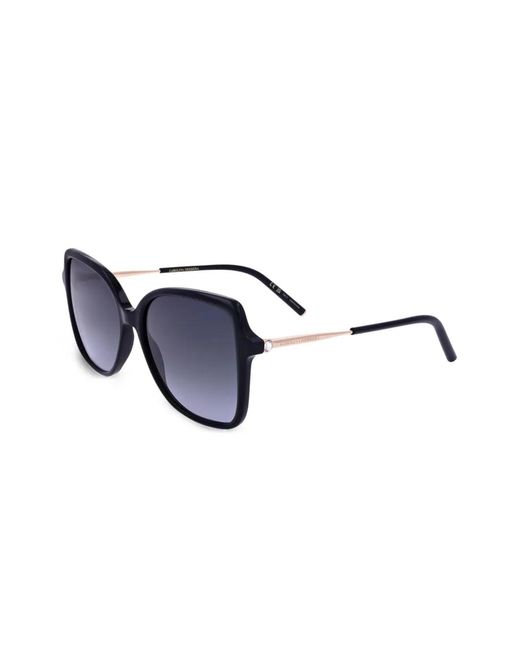 Carolina Herrera Blue Square-Frame Sunglasses