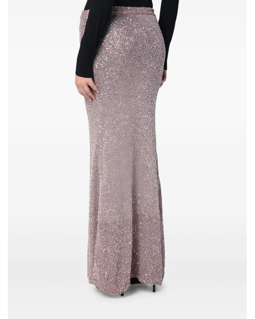 Balenciaga グリッタースカート Brown