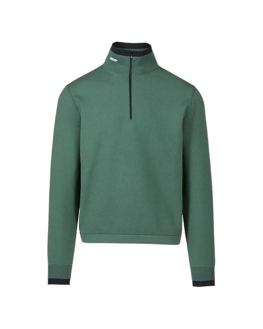 Aztech Mountain Green St. Moritz Half-Zip Angus Sweater for men