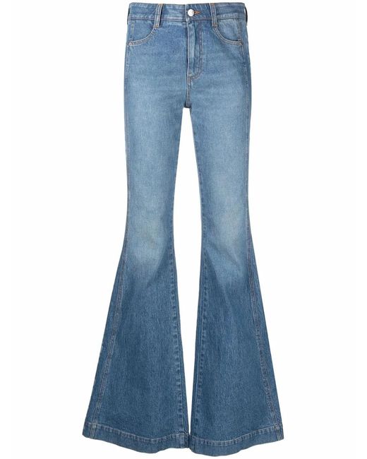 Stella McCartney Blue Flared Denim Jeans