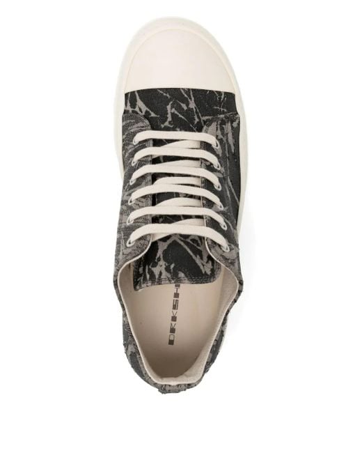 Rick Owens Black Dark Shadow Sneakers for men