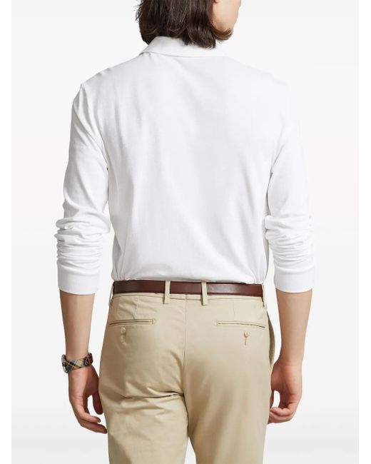 Polo Ralph Lauren Poloshirt Mit Logo-Stickerei in White für Herren
