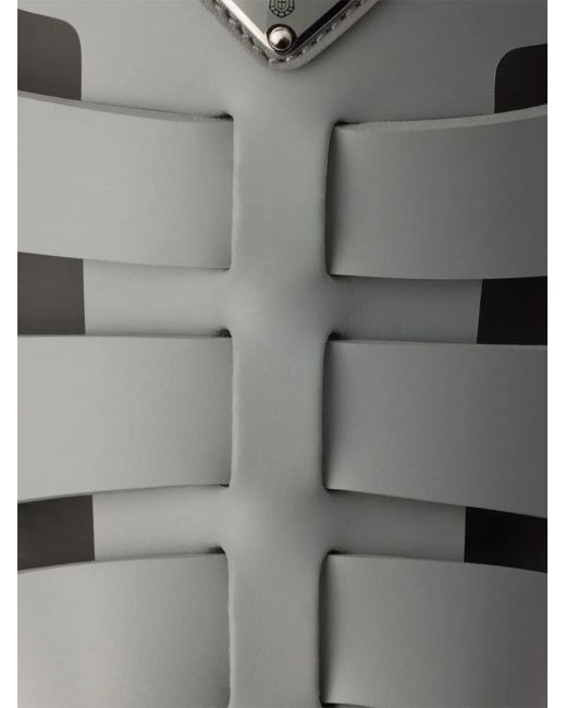 Prada Gray Strappy Sandals for men