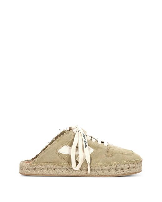 Off-White c/o Virgil Abloh White Espadrilles À Lacets Et Bords Francs for men