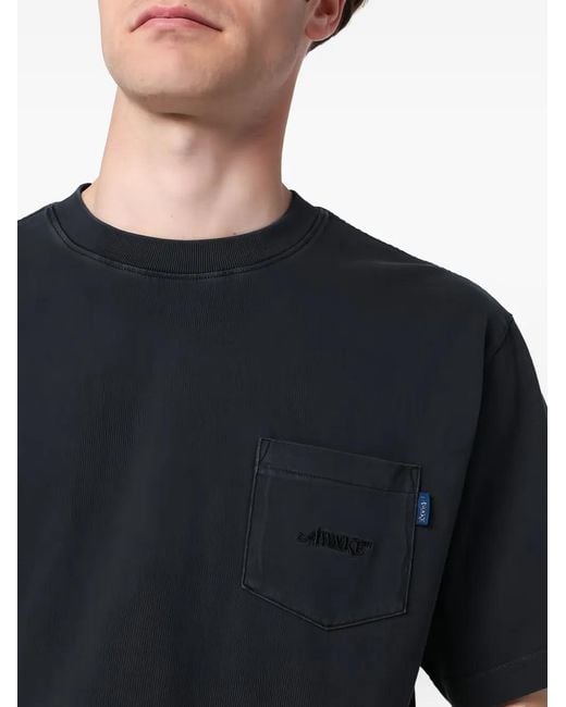 AWAKE NY Black Pocket Short-Sleeve T-Shirt for men