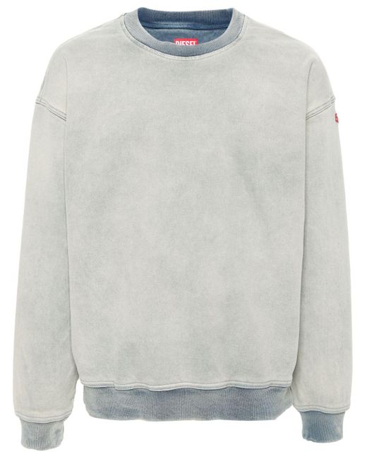DIESEL Sweater Met Print in het Gray