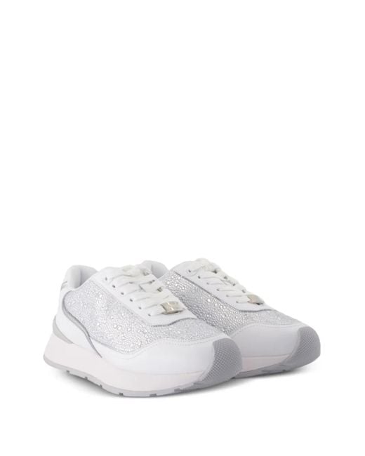 Versace ビジュートリム スニーカー White