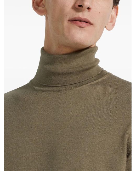 Zegna Green Cashseta Jumper for men