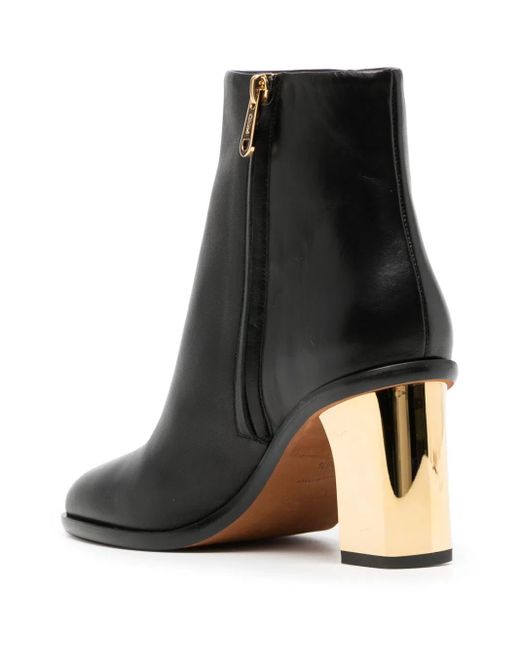 Chloé Black Sleek Leather Boots For