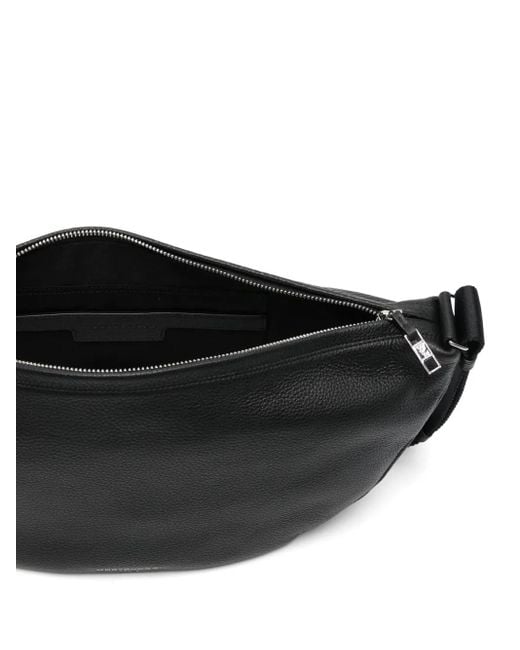 メンズ Wooyoungmi ロゴ ショルダーバッグ Black