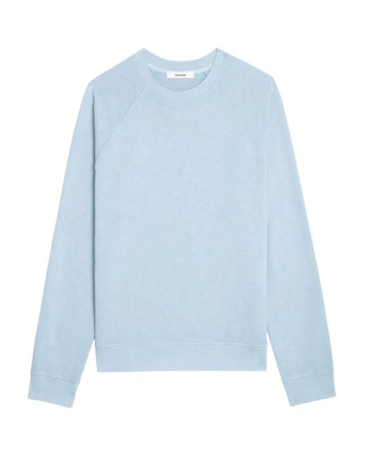 Zadig & Voltaire Uppy Mo Skull Xo Sweater in het Blue voor heren