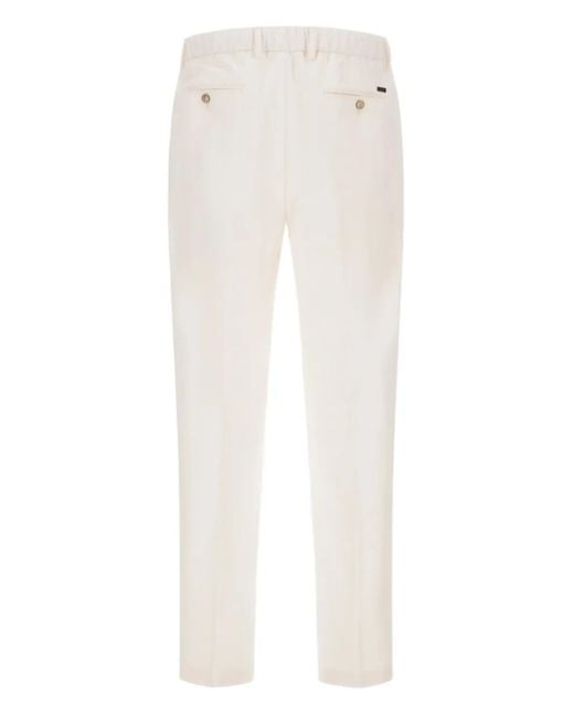 Herno White Resort Trousers for men
