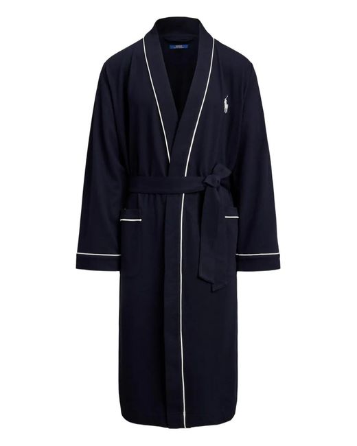 Polo Ralph Lauren Blue Logo-Print Robe for men