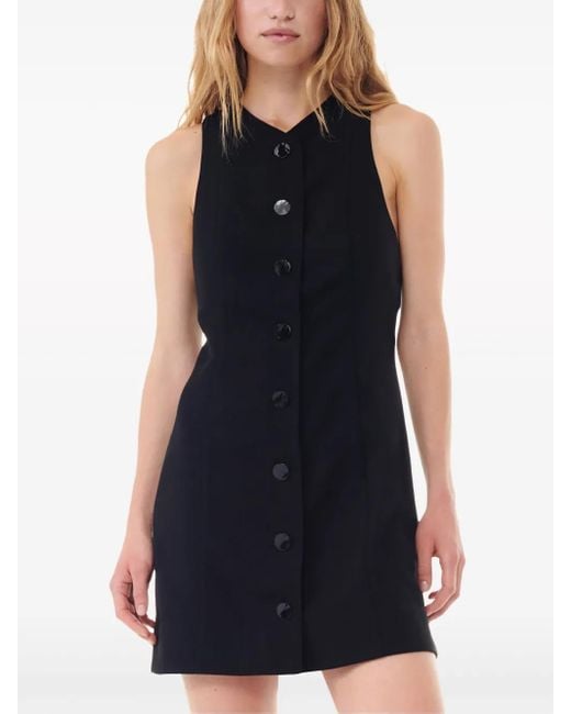 Ganni Black Short Dresses