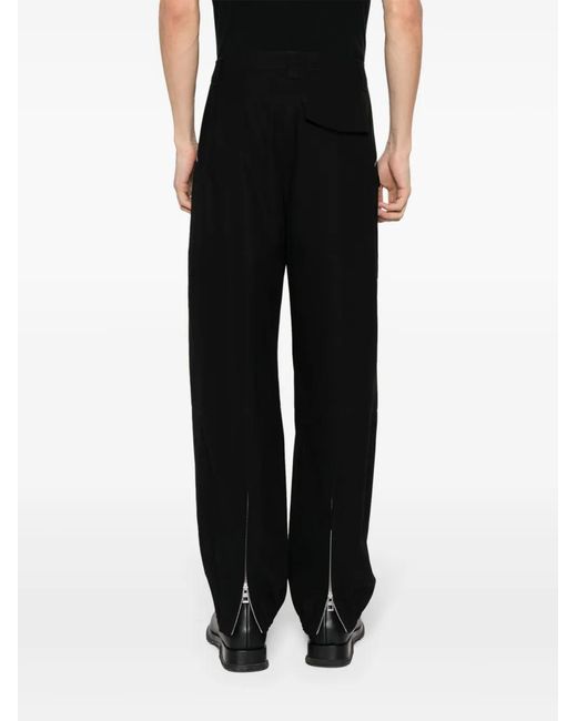 Loewe Black Tapered Gabardine Cargo Pants for men