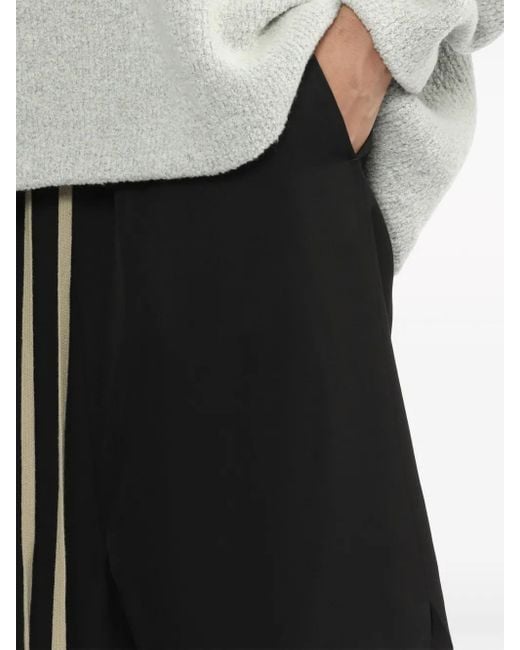 Pantalones cortos de chándal con logo Fear Of God de hombre de color Black