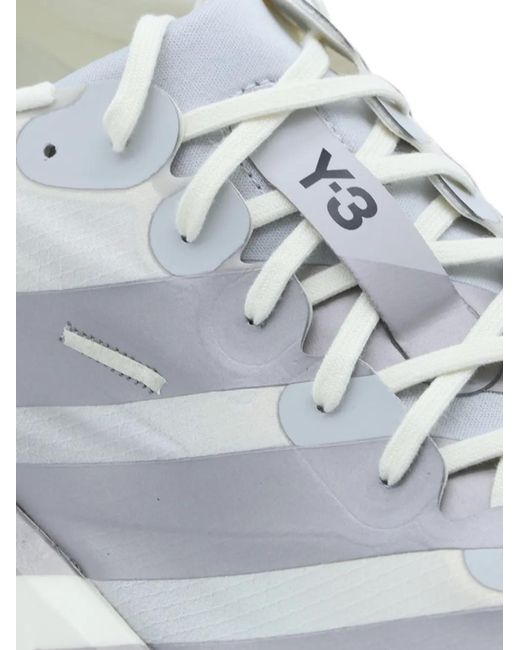 Y-3 White Adios 9 Sneakers for men