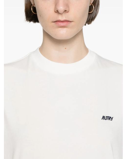 Autry White Klassisches T-Shirt